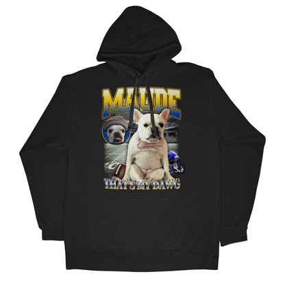 Custom NFL Hoodie – Feature Your Pet as a Football Star!