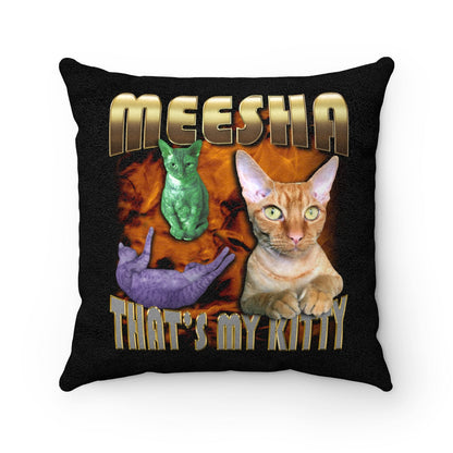 Custom 90s Bling Pillow – Upload Any Pet, Friend, or Other Favorite Picture