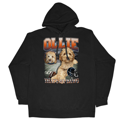 Custom NFL Hoodie – Feature Your Pet as a Football Star!