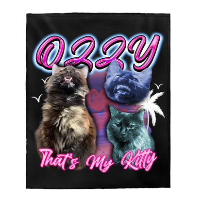 Custom Airbrush 2.0 Blanket – Upload Any Pet, Friend, or Other Favorite Picture