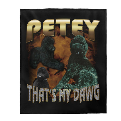 Custom 90s Bling Blanket – Upload Any Pet, Friend, or Other Favorite Picture