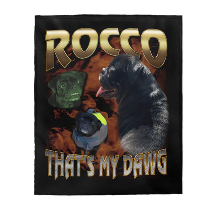 Custom 90s Bling Blanket – Upload Any Pet, Friend, or Other Favorite Picture