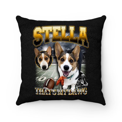 Custom NFL Pillow – Feature Your Pet as a Football Star!