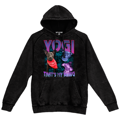 Custom 90s Bootleg Vintage Hoodie – Upload Any Pet, Friend, or Other Favorite Picture